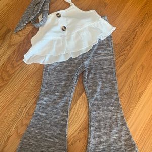 18-24 month outfit set with headband
